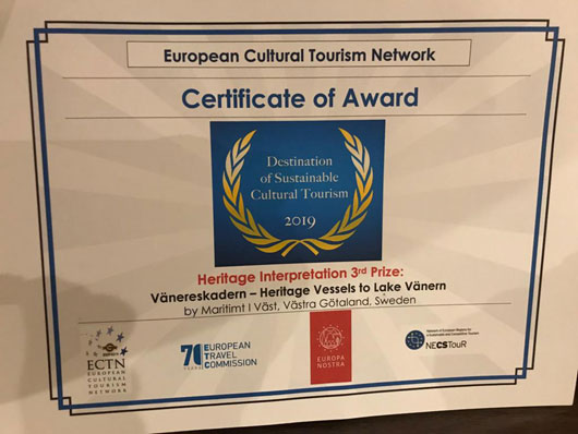 Certificate of Award