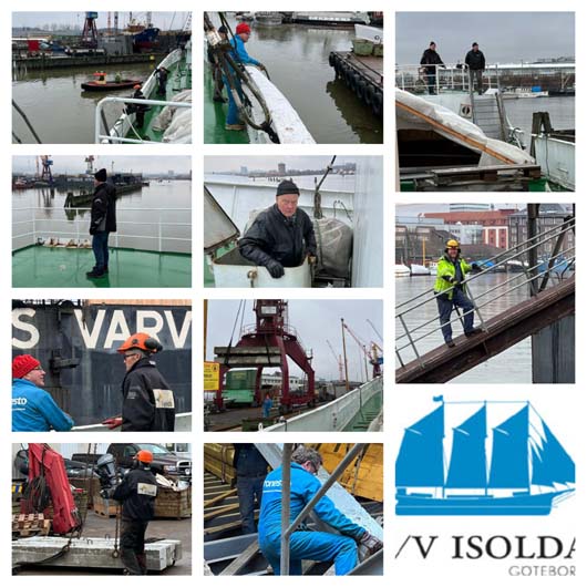 Collage från arbetsdagarna januari 2023