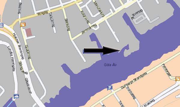 Karta över Gotenius Varv