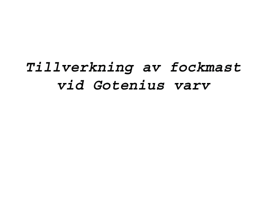 Fockmasten